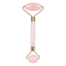 Load image into Gallery viewer, Rose Quartz Gemstone Facial Roller - 100% Natural Stone