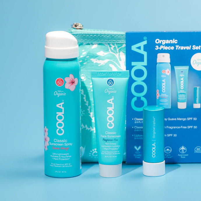 Coola Organic 3 Piece Travel Set